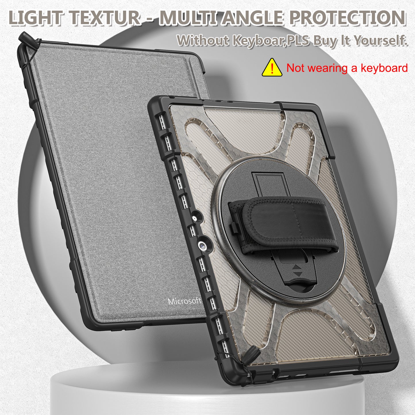 Pirate King Surface Pro 8 Case Heavy Duty Hybrid Protection