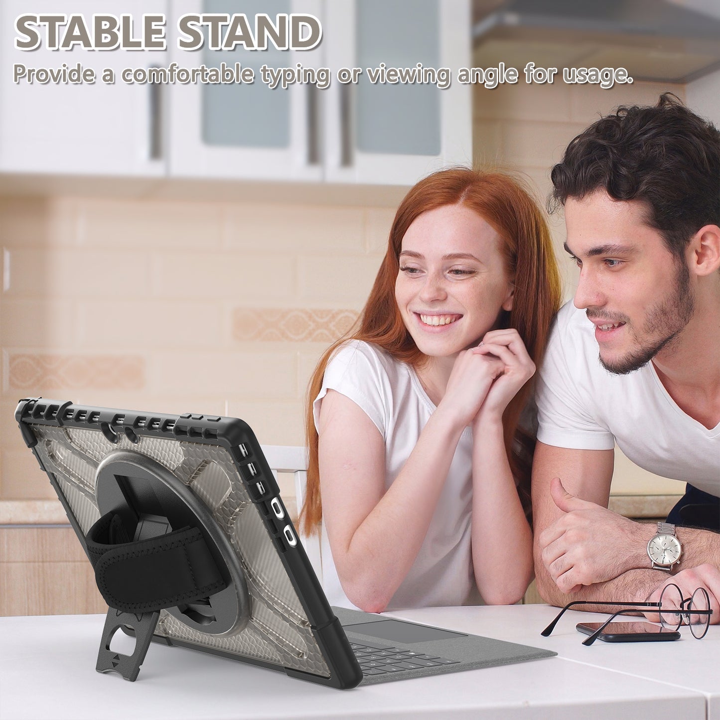 Pirate King Surface Pro 9 Case Heavy Duty Hybrid Protection