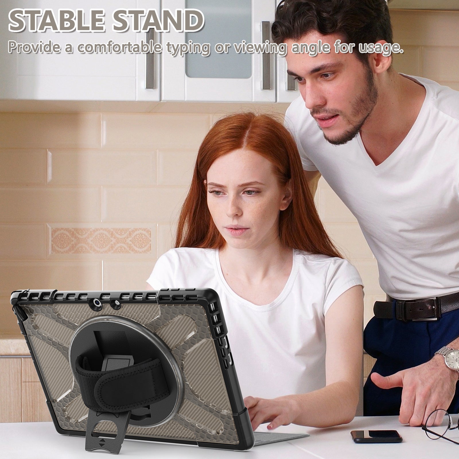 Pirate King Surface Pro 9 Case Heavy Duty Hybrid Protection