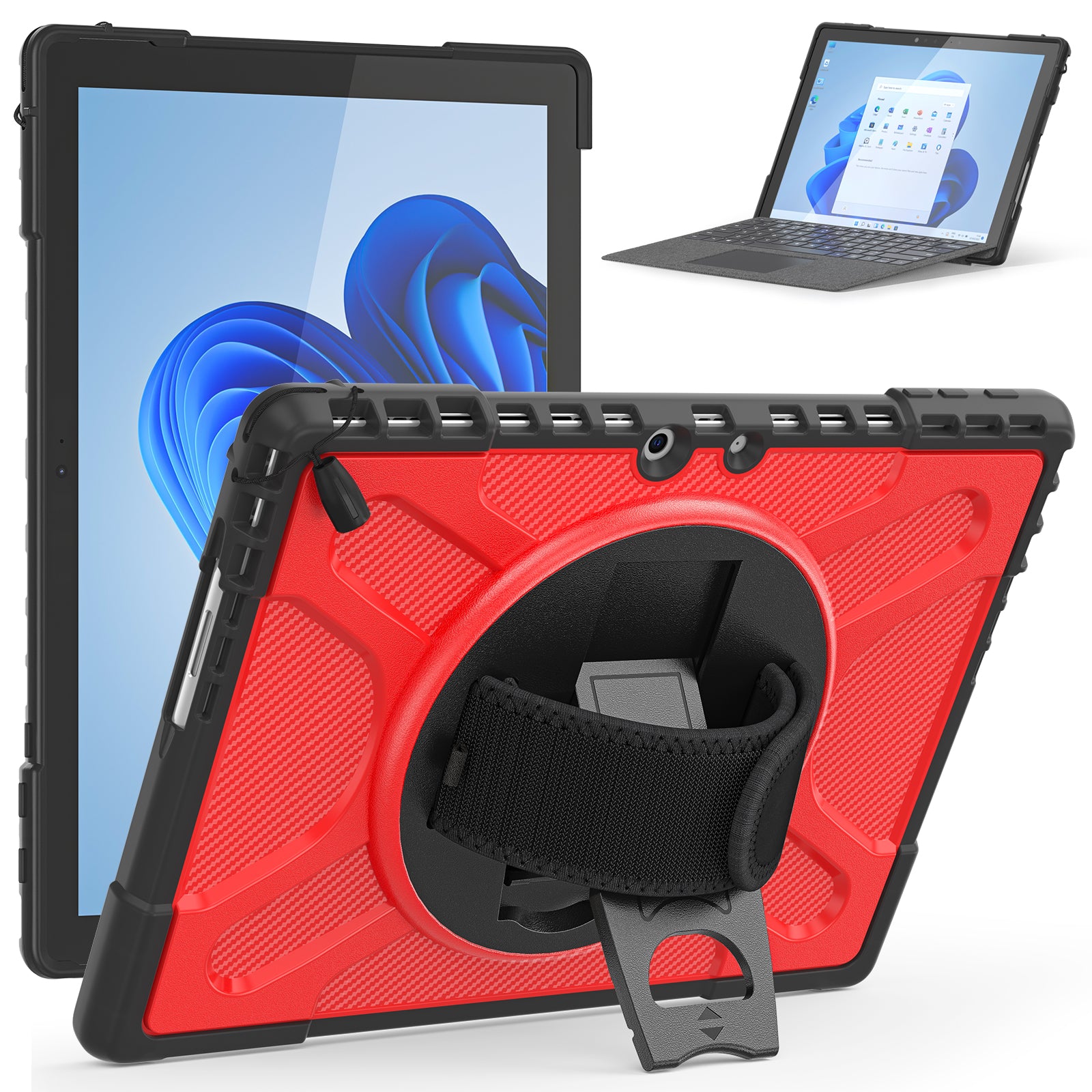 Pirate King Surface Pro 9 Case Heavy Duty Hybrid Protection