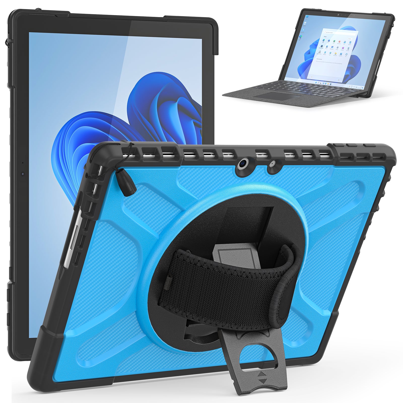 Pirate King Surface Pro 9 Case Heavy Duty Hybrid Protection