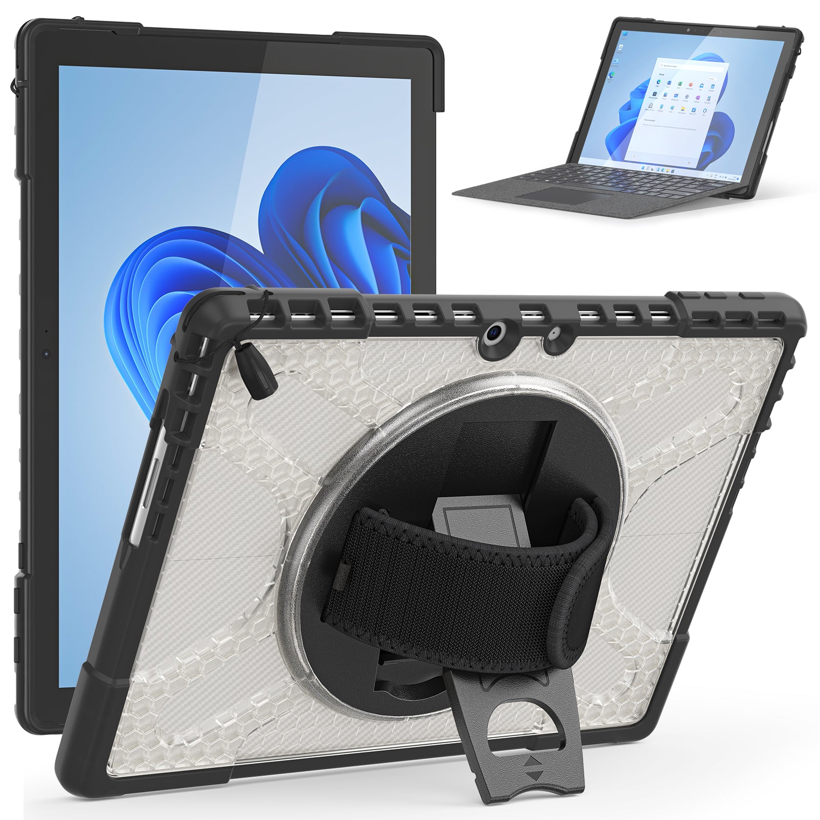 Pirate King Surface Pro 9 Case Heavy Duty Hybrid Protection