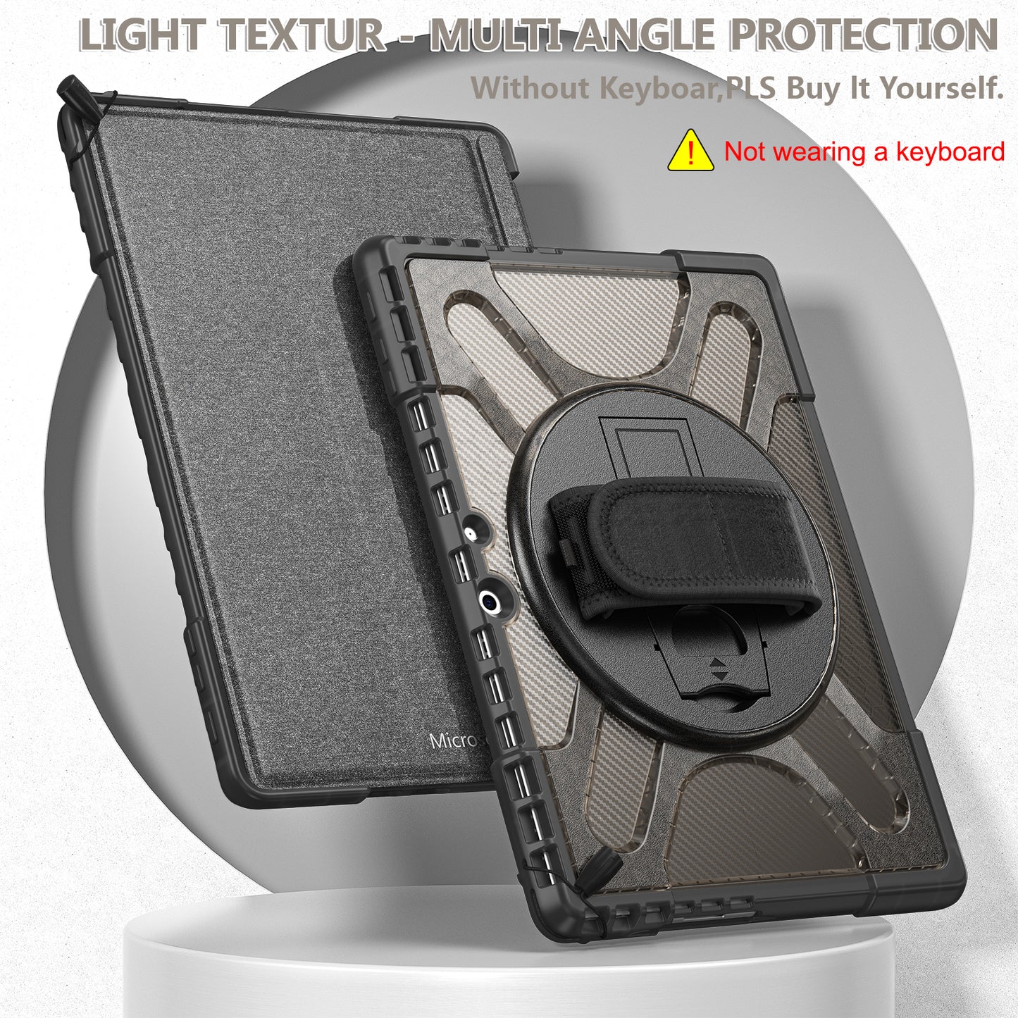 Pirate King Surface Pro 9 Case Heavy Duty Hybrid Protection