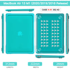 Popeye Matte Clear MacBook Air 13" Case 2020 Full Body Protection