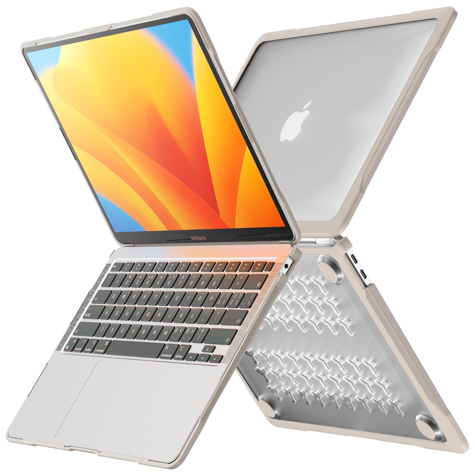 Popeye Matte Clear MacBook Air 13" Case 2020 Full Body Protection