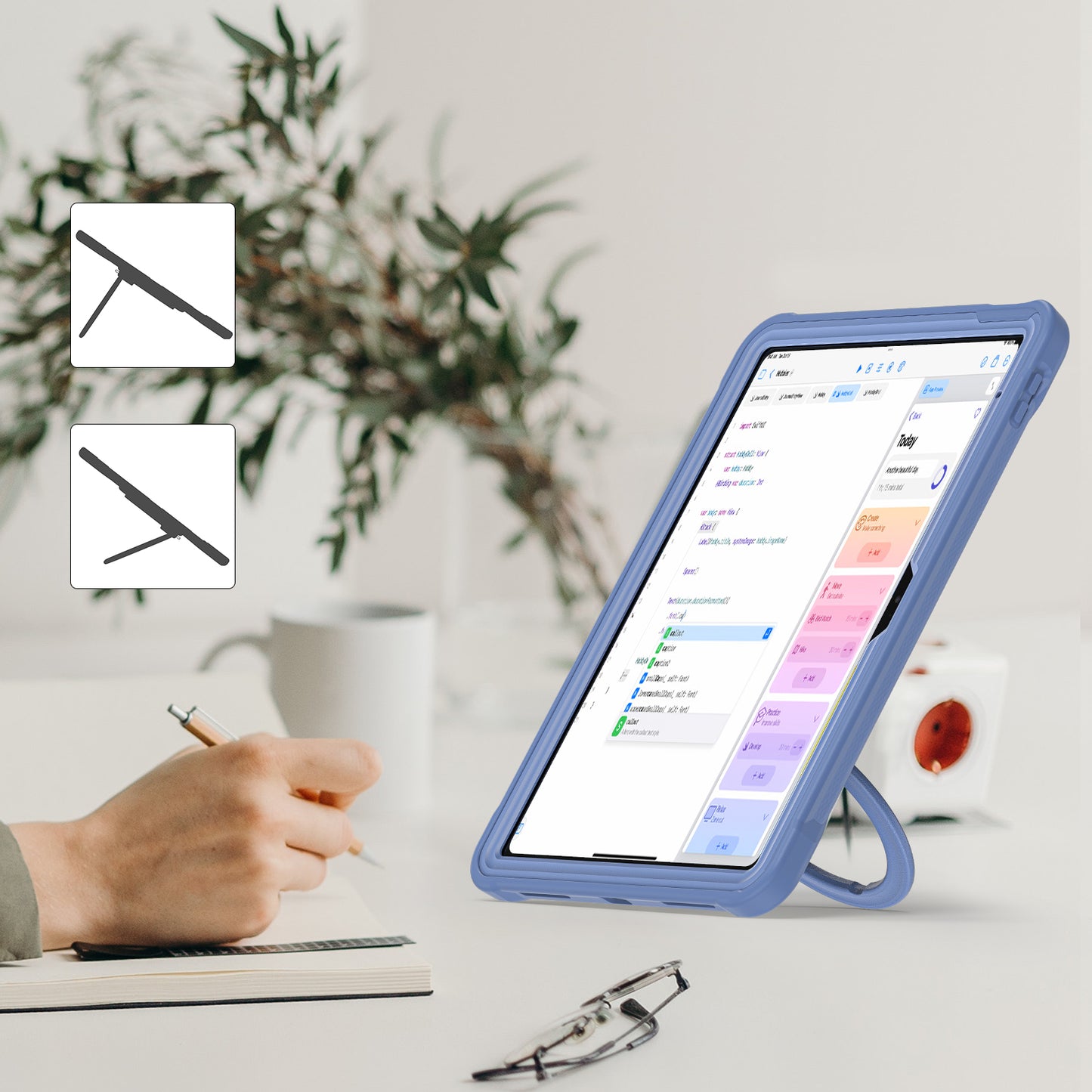 Popeye Rugged Rotating Handle Grip iPad 11 Frosted Cover