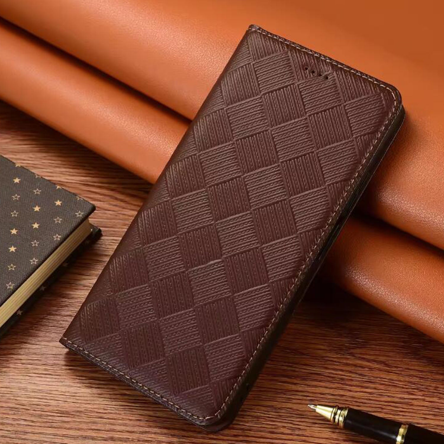 premium-flip-wallet-woven-iphone-17-pro-max-genuine-leather-case-12
