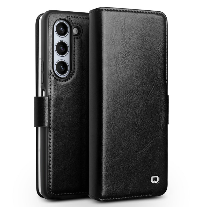 qialion-buckle-stand-real-leather-galaxy-z-fold5-wallet-case_6