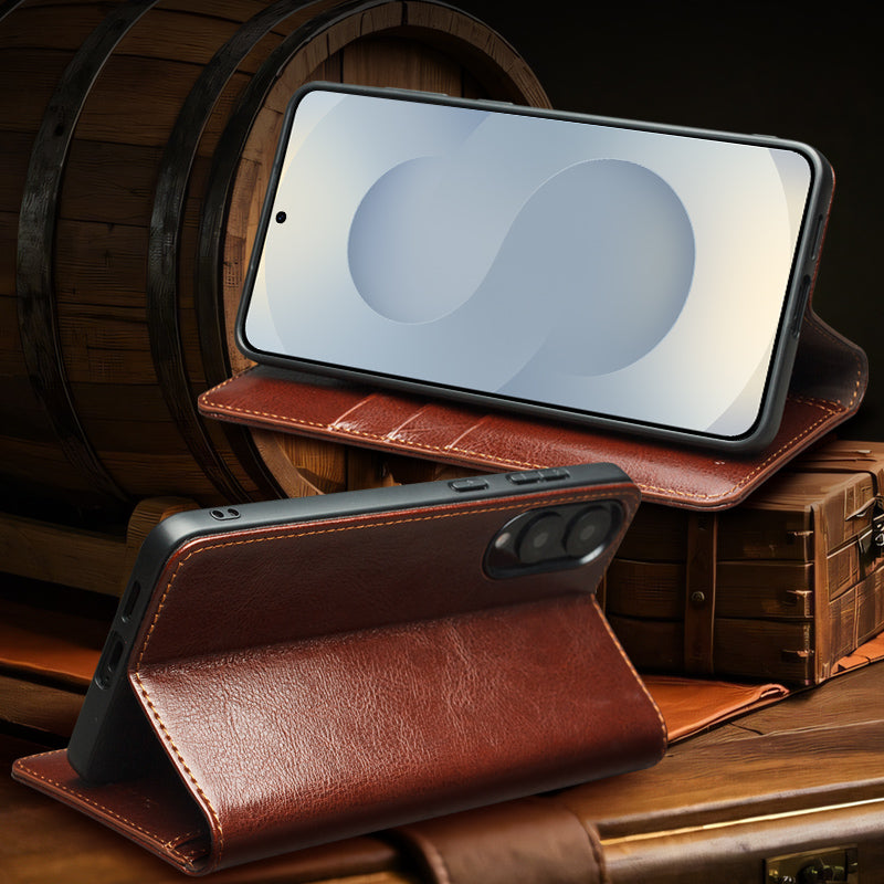 qialion-magnetic-genuine-leather-galaxy-s25-edge-case-wallet-stand_5