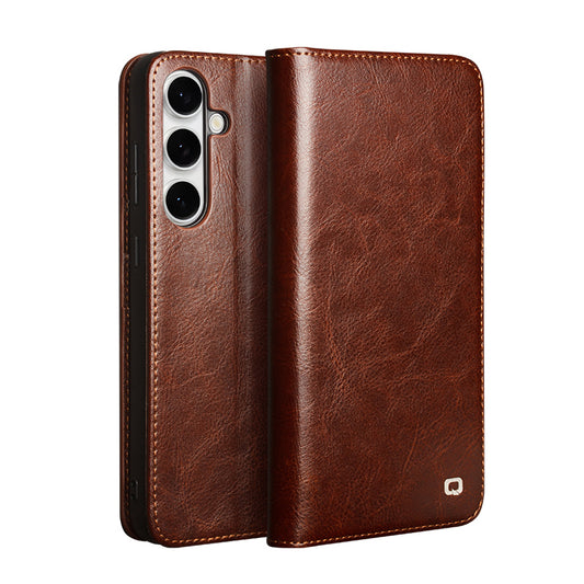 qialion-magnetic-wallet-stand-galaxy-s25-fe-genuine-leather-case_9