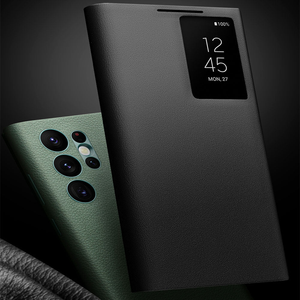 qialion-smart-ultra-slim-genuine-leather-galaxy-s22-flip-case_6