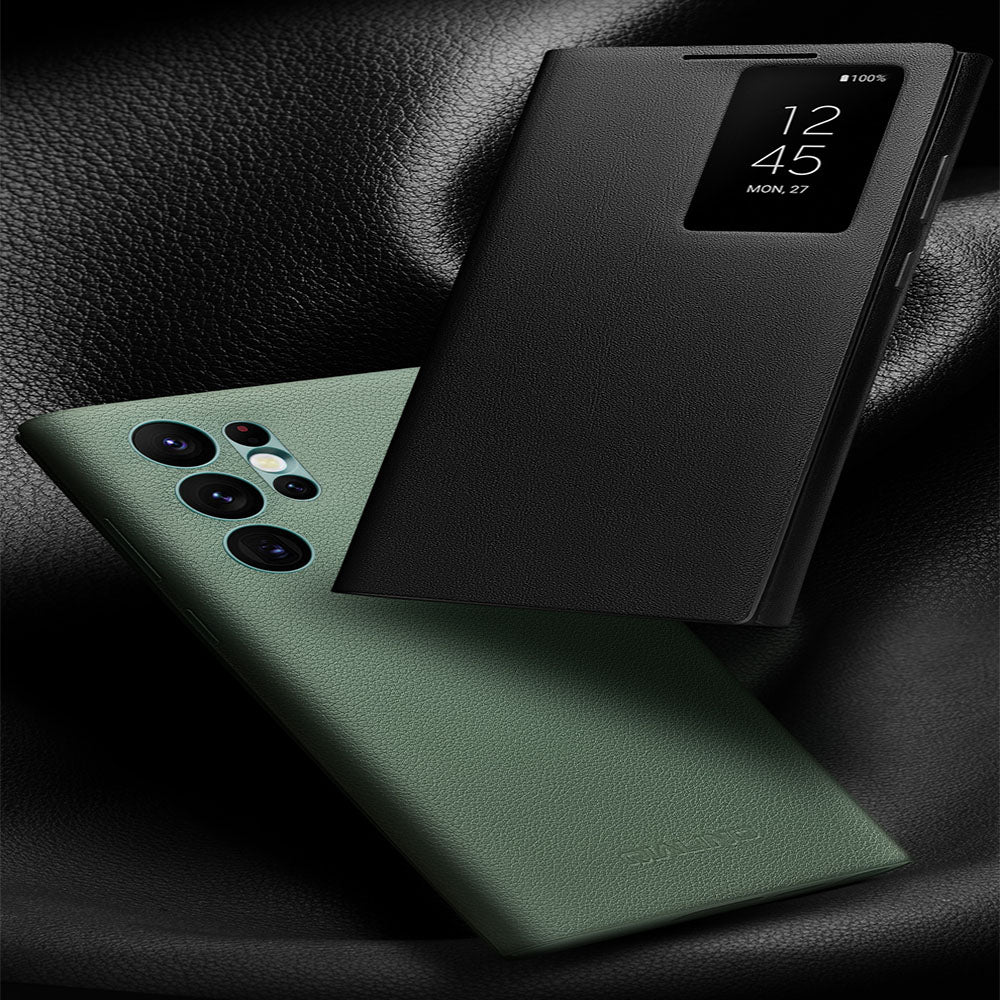 qialion-smart-ultra-slim-genuine-leather-galaxy-s22-ultra-flip-case_1