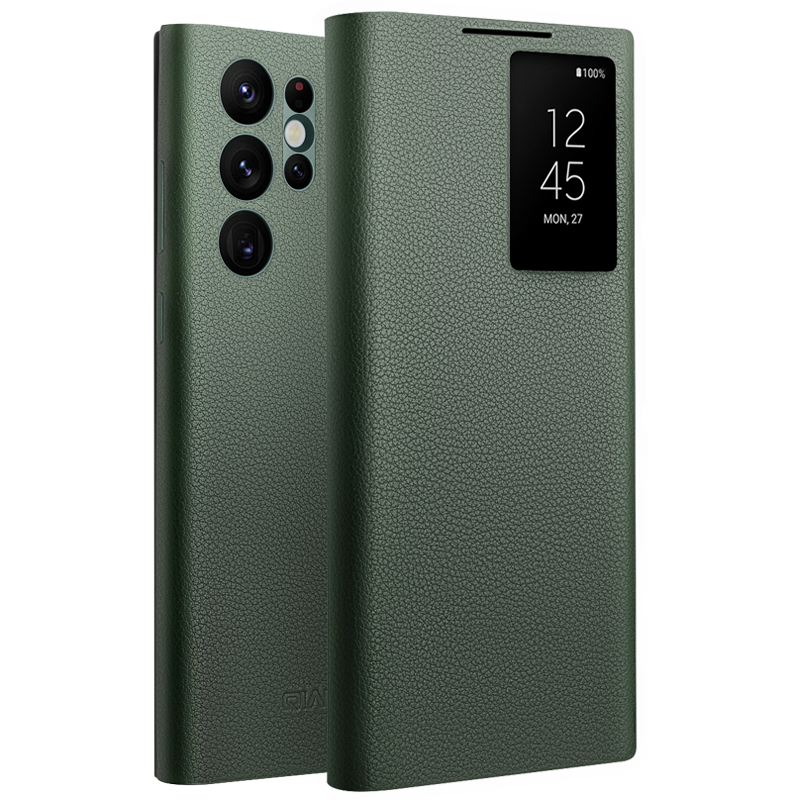 qialion-smart-ultra-slim-genuine-leather-galaxy-s22-ultra-flip-case_1