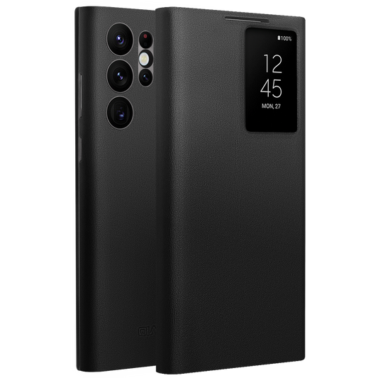 qialion-smart-ultra-slim-genuine-leather-galaxy-s22-ultra-flip-case_2