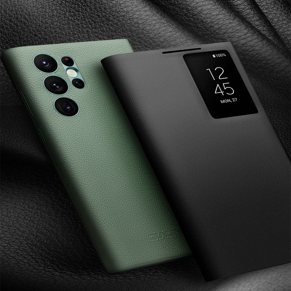 qialion-smart-ultra-slim-genuine-leather-galaxy-s22-ultra-flip-case_3