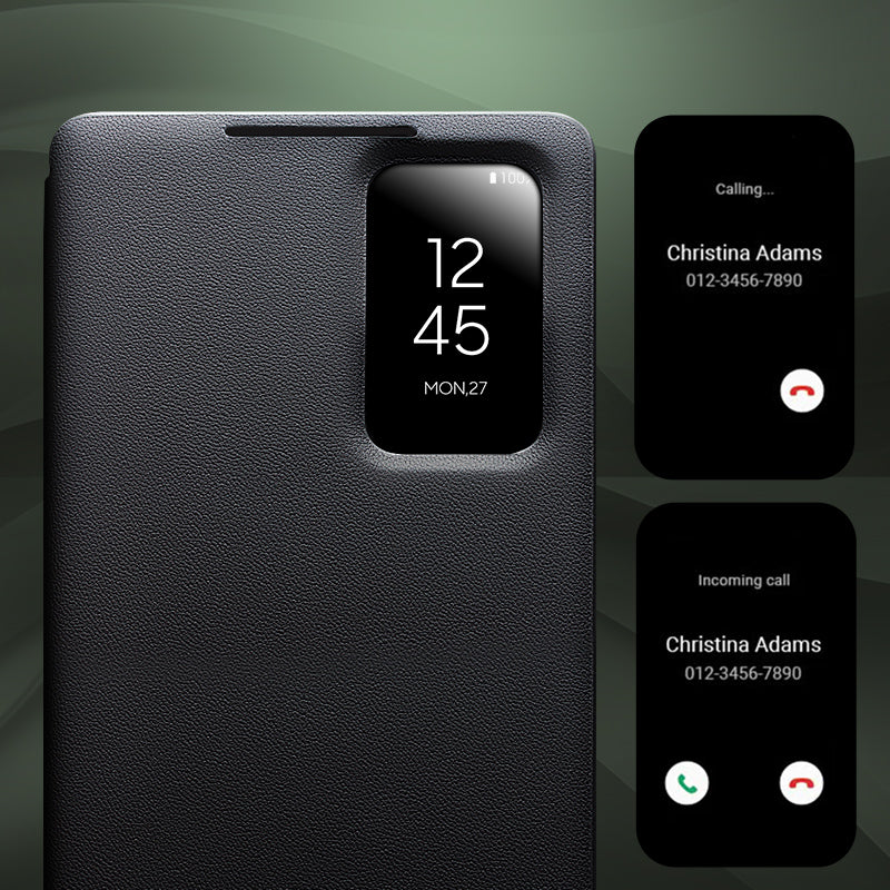 qialion-smart-ultra-slim-genuine-leather-galaxy-s25-flip-case_3