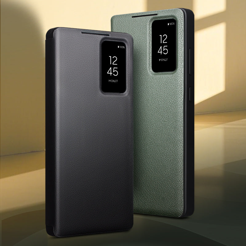 qialion-smart-ultra-slim-genuine-leather-galaxy-s25-plus-flip-case_1