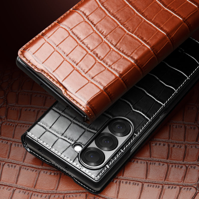 qialion-wallet-crocodile-galaxy-z-fold6-genuine-leather-case_4