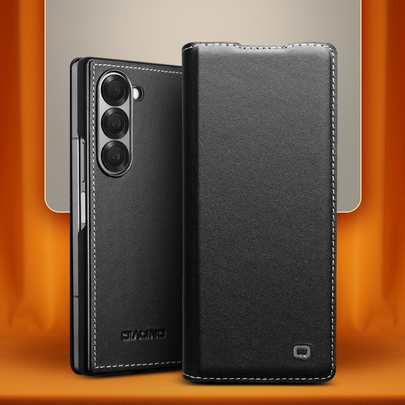 qialion-wallet-stand-real-crow-galaxy-z-fold6-leather-case_2
