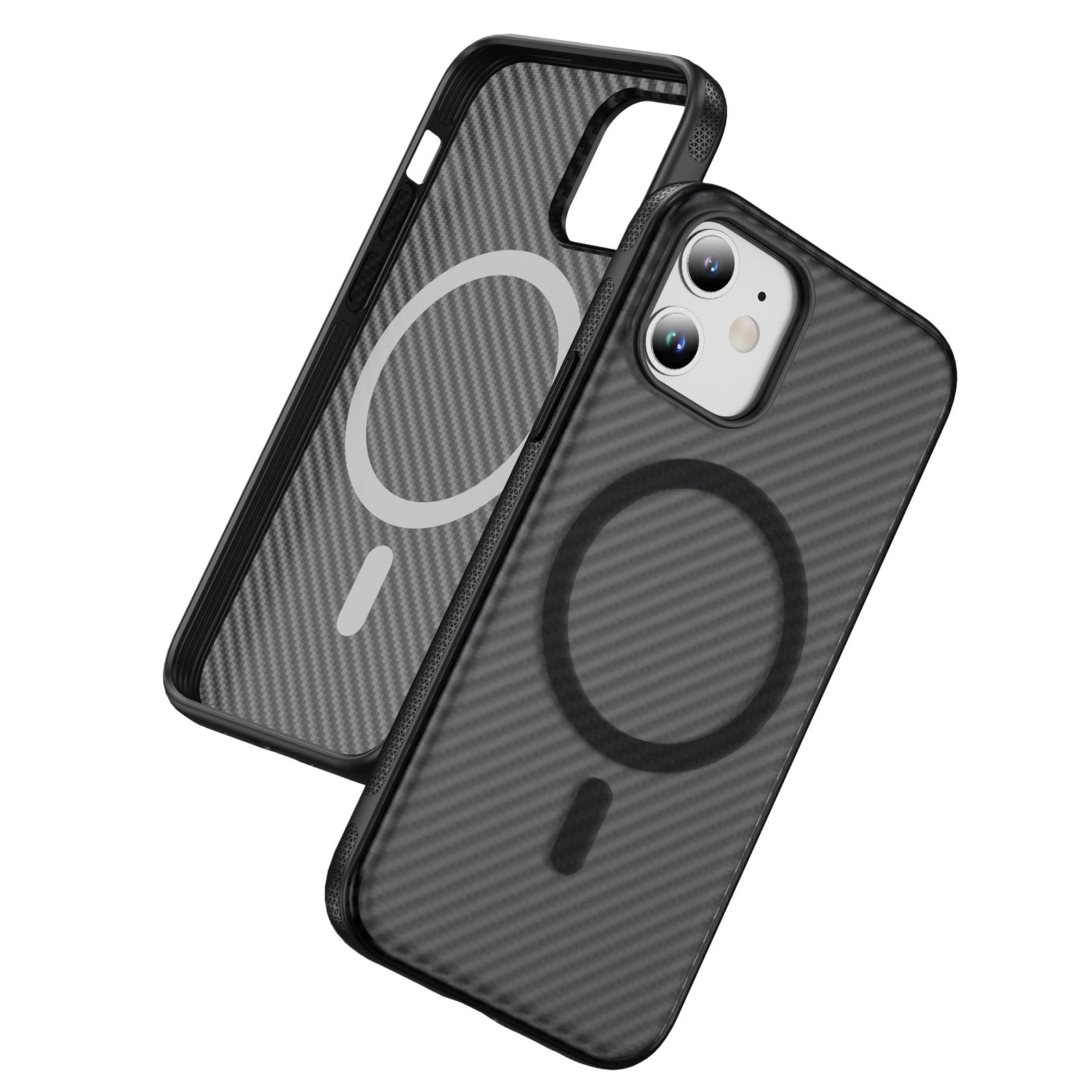 semi-transparent-frosted-magsafe-iphone-11-carbon-fiber-case_2