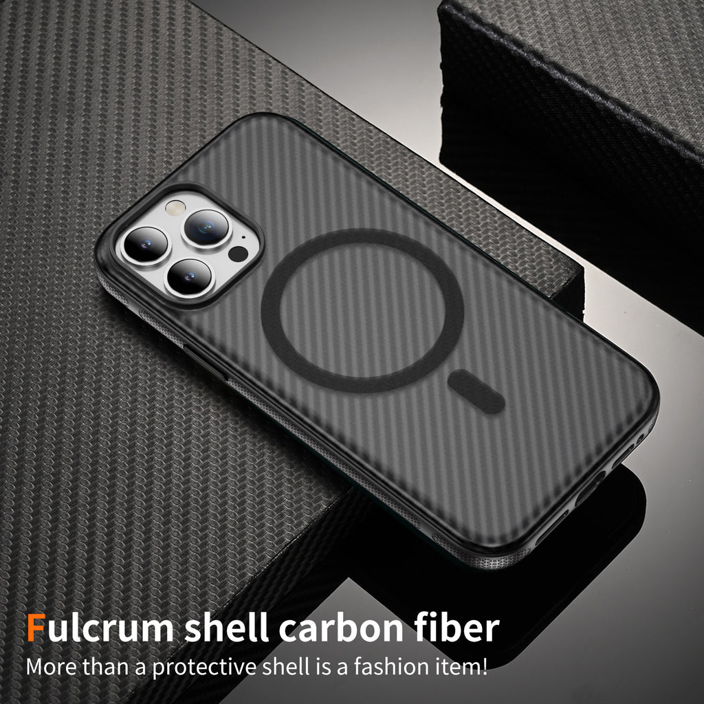 semi-transparent-frosted-magsafe-iphone-12-pro-max-carbon-fiber-case_9