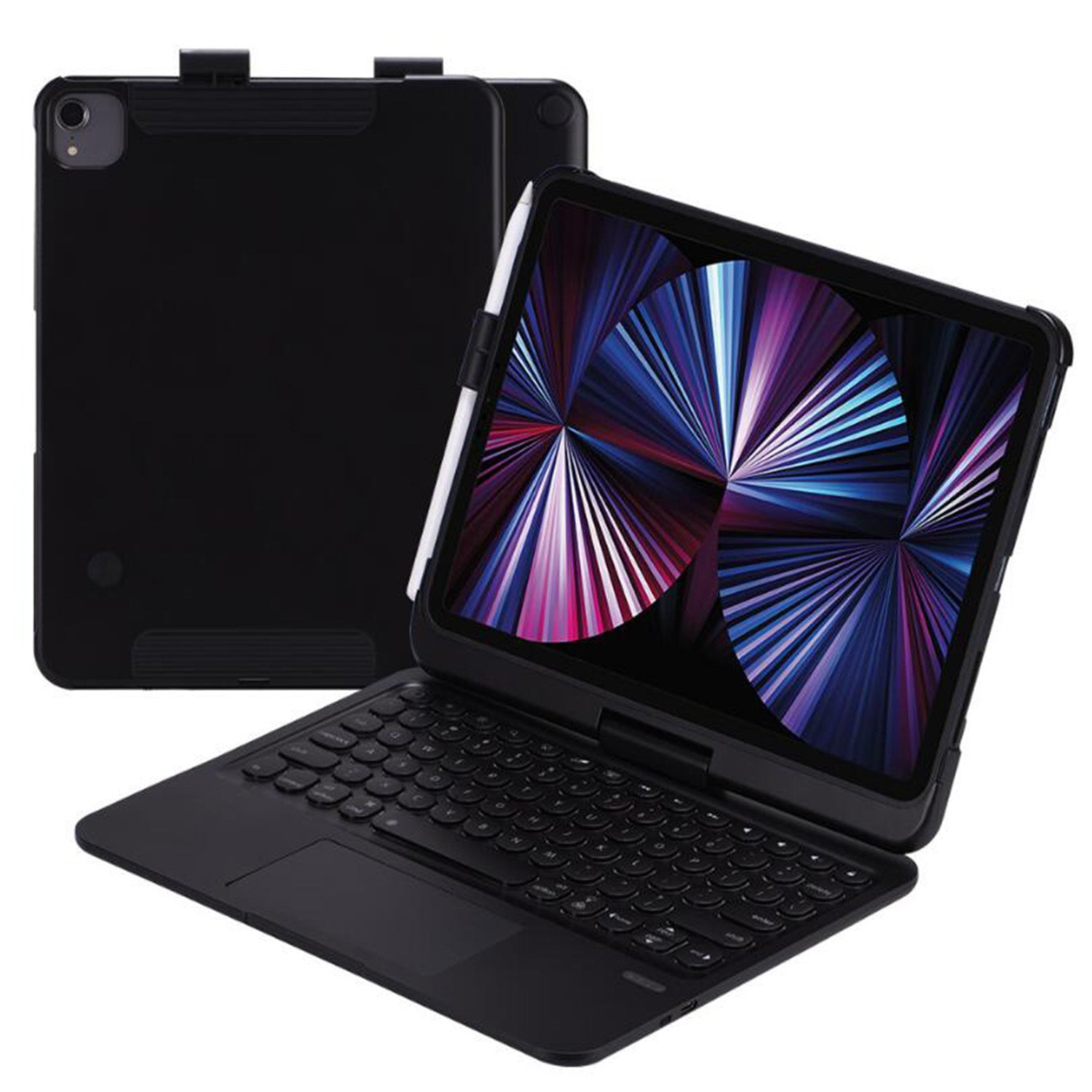 Silicone PC Detachable Rotating Stand iPad Pro 11 2020 Keyboard Case