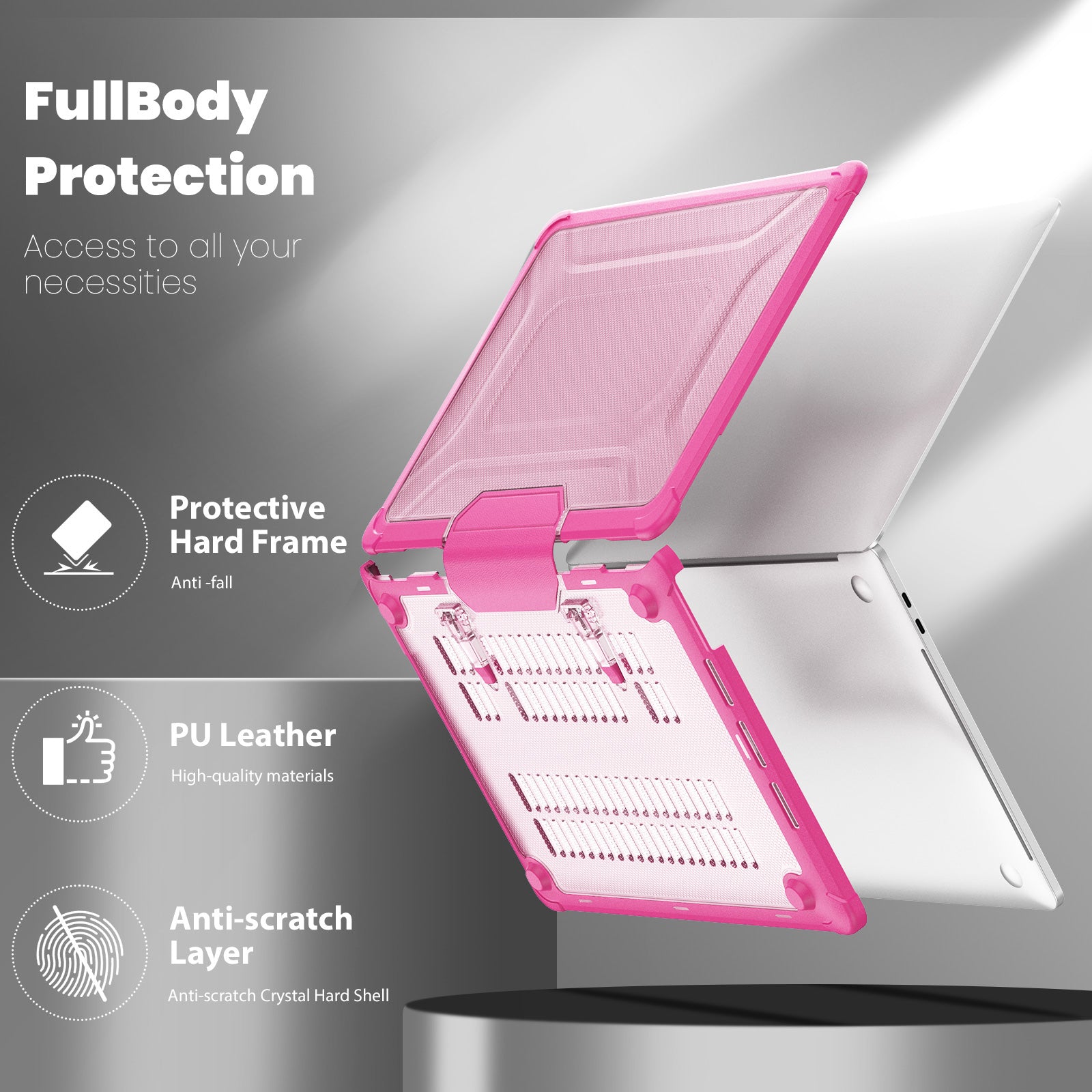 starry-folding-stand-macbook-pro-13-3-a1989-case-heavy-duty-protection_4