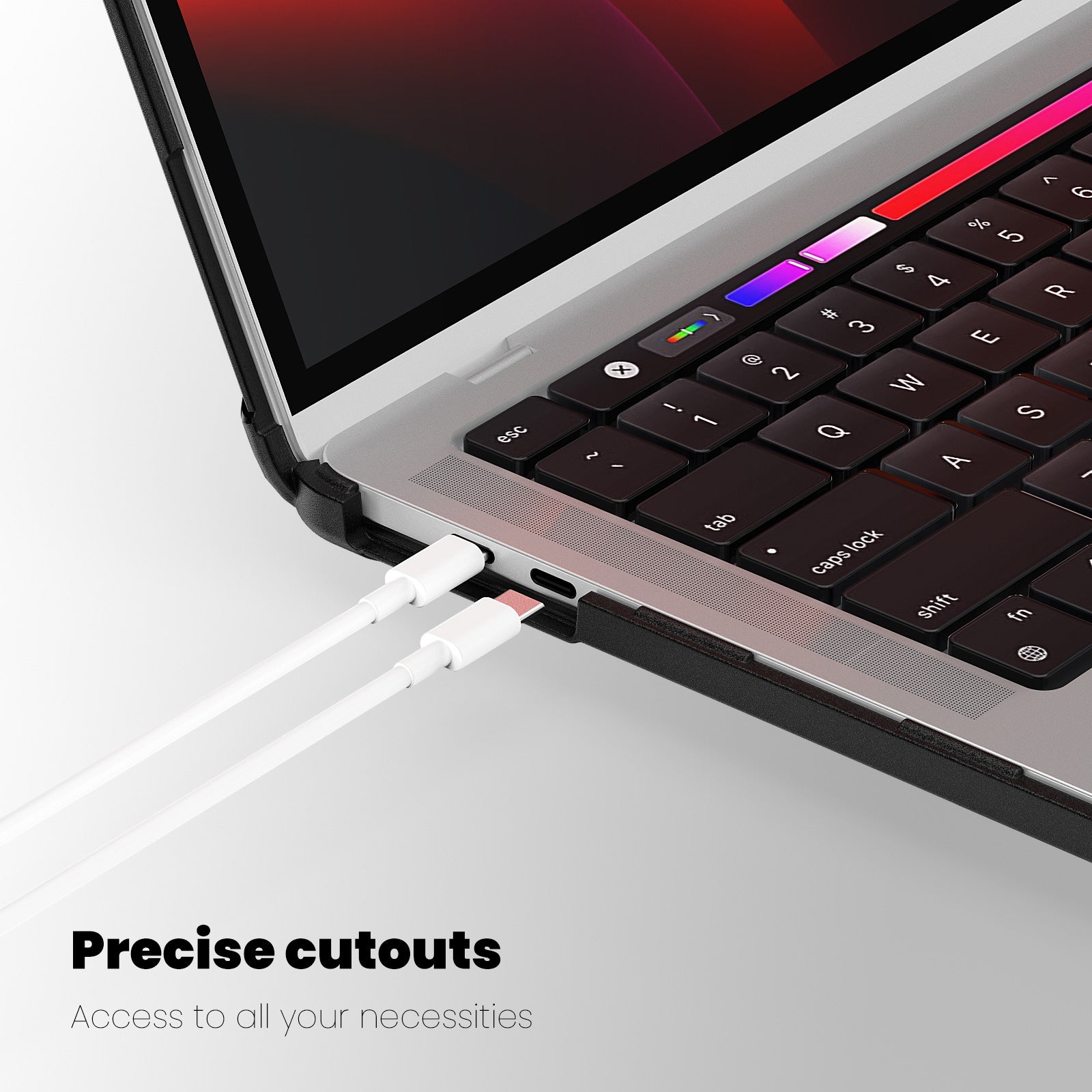 starry-folding-stand-macbook-pro-13-3-a2251-case-heavy-duty-protection_5