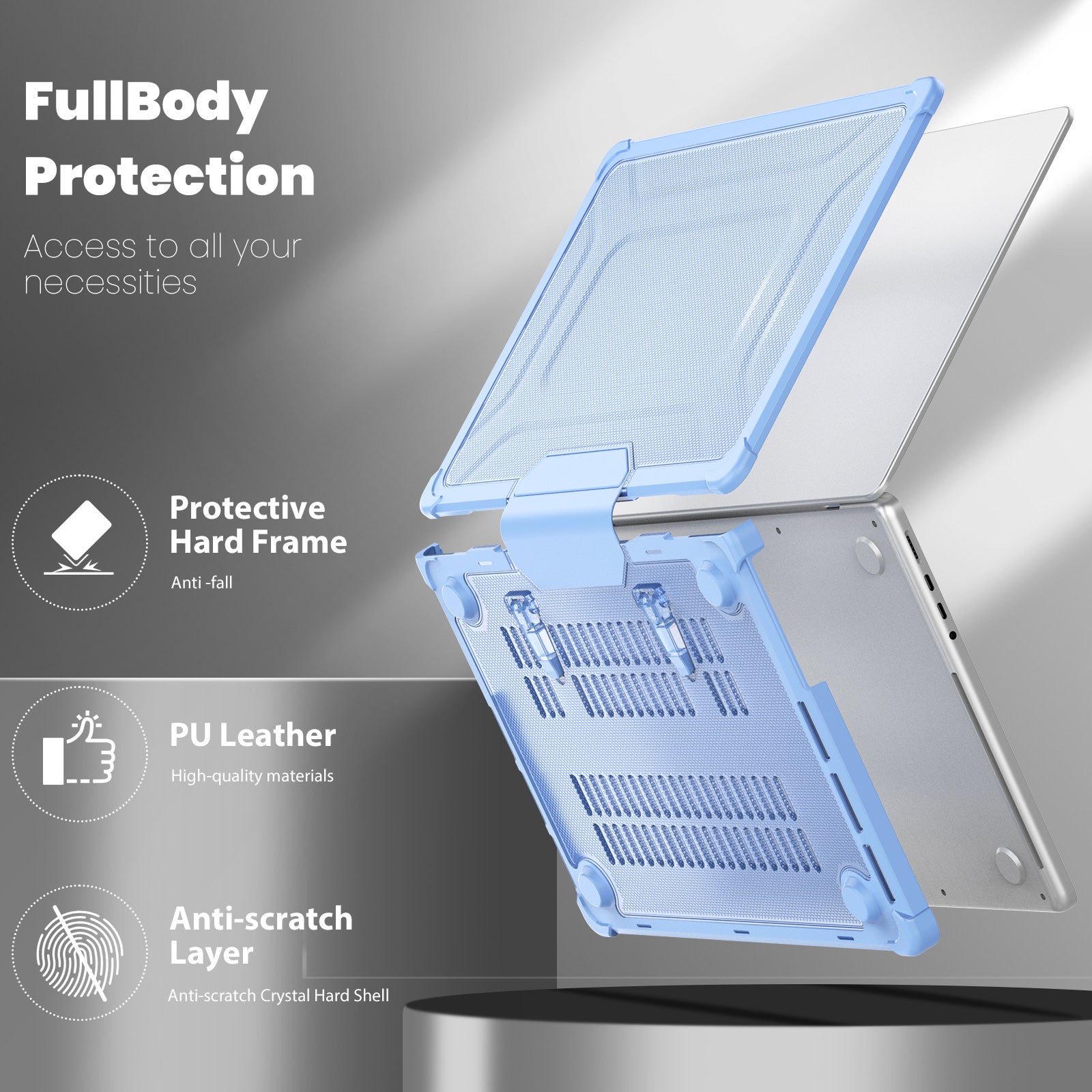 starry-folding-stand-macbook-pro-14-2-a2918-case-heavy-duty-protection_4