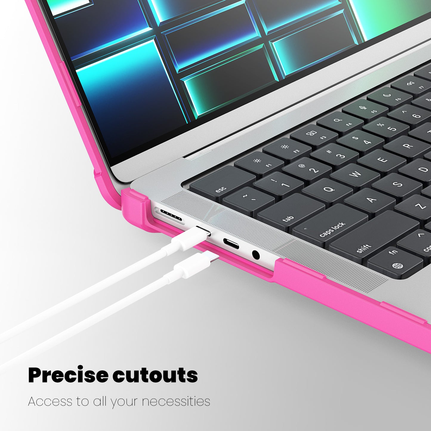 starry-folding-stand-macbook-pro-14-a3401-case-heavy-duty-protection_5