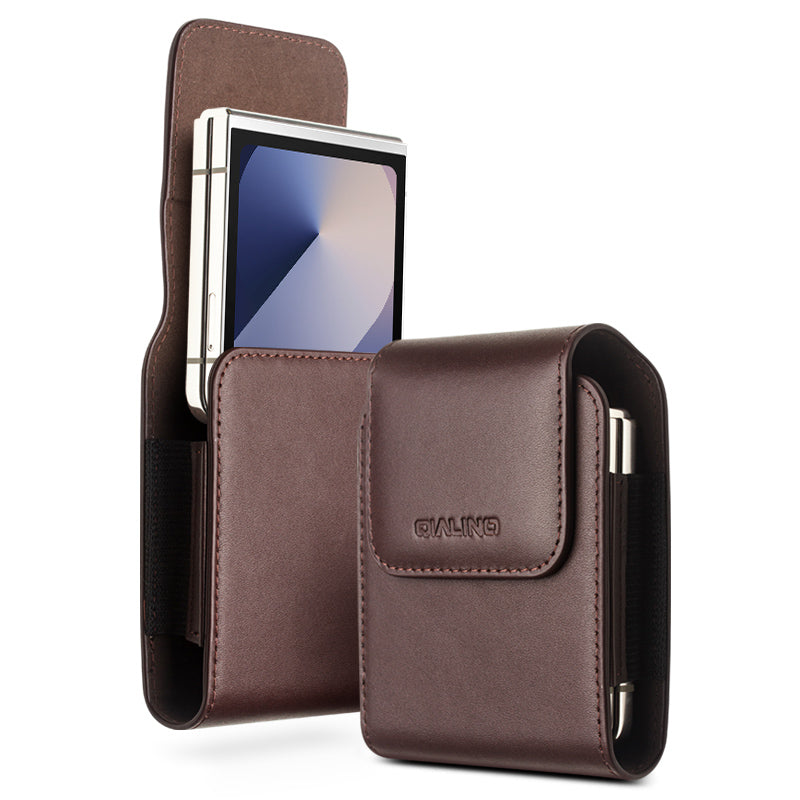 top-grade-mens-waist-pack-galaxy-z-flip6-genuine-leather-pouch-4