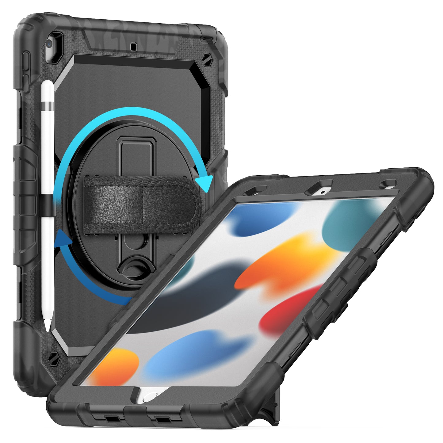 tough-box-built-in-screen-protector-ipad-8-rotating-stand-case_9