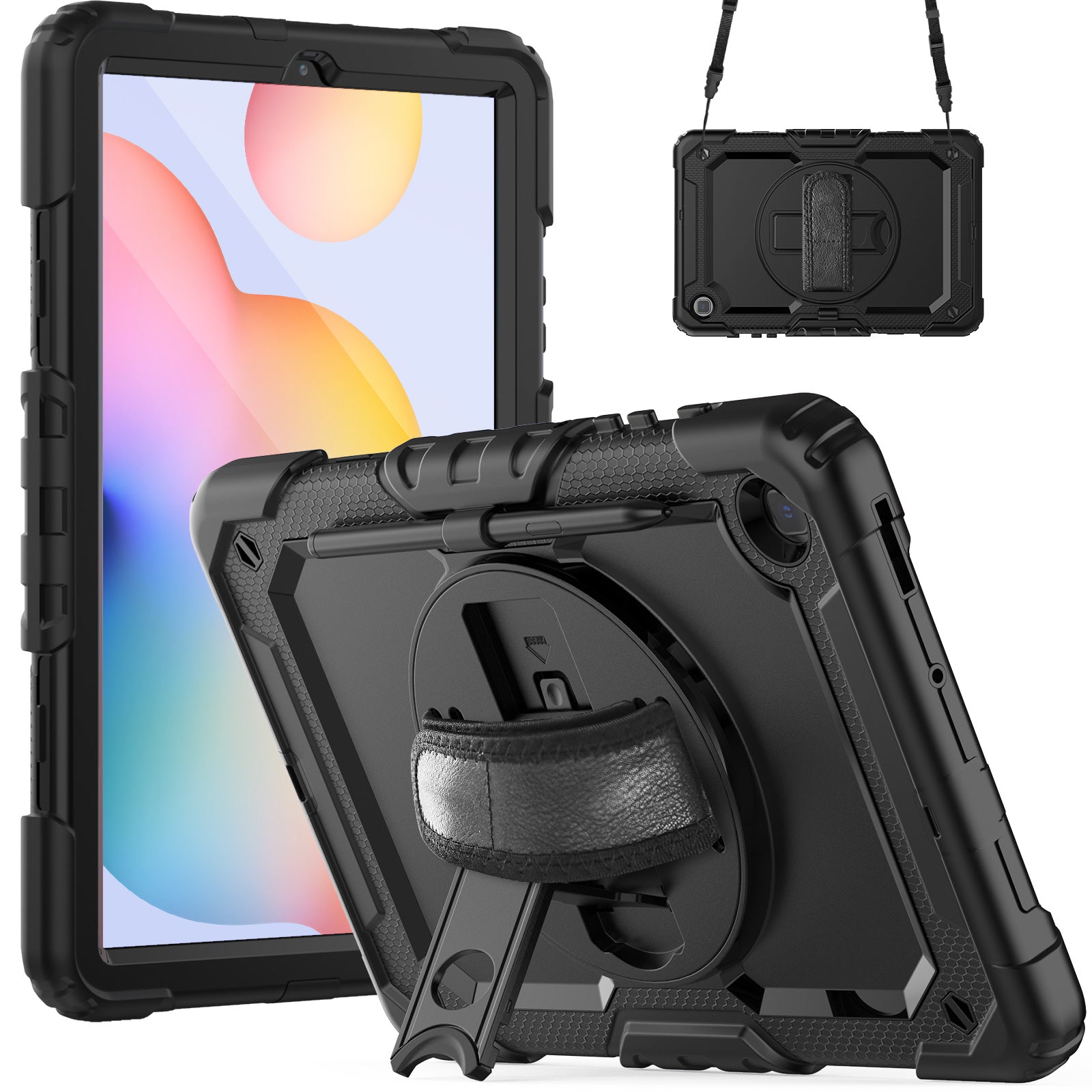tough-box-shoulder-hand-strap-galaxy-tab-s6-lite-case-rotating-stand_12
