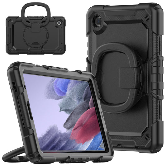 Tough Box Shoulder Strap Galaxy Tab A7 Lite Case Hook Rotating Stand