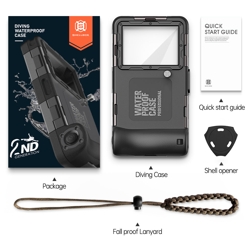 Samsung Galaxy S23 FE Case Waterproof Diving 50ft Brick Stand V2.0