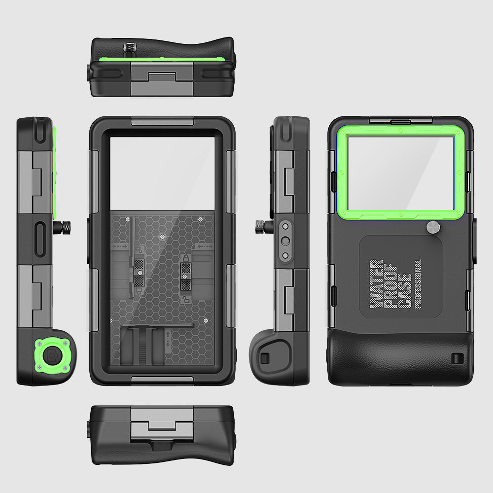 Apple iPhone 15 Pro Case Waterproof Diving 50ft Brick Stand V2.0