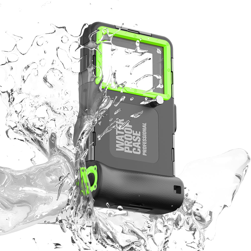 Apple iPhone 15 Pro Case Waterproof Diving 50ft Brick Stand V2.0