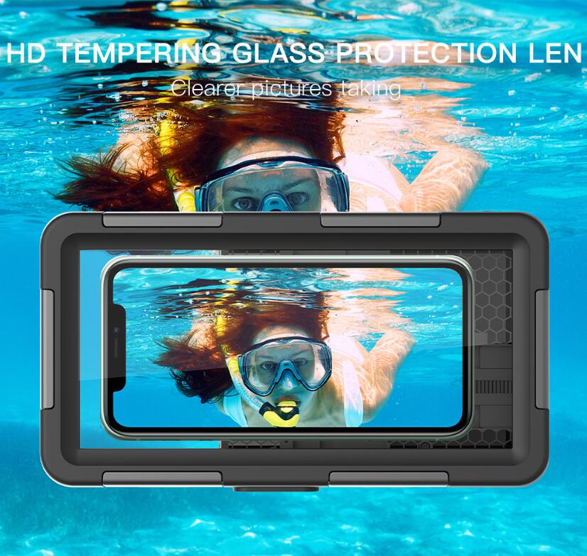 Apple iPhone 15 Pro Case Waterproof Diving 50ft Brick Stand V2.0