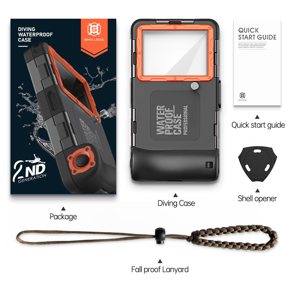 Apple iPhone 13 Mini Case Waterproof  Diving 50ft Brick Stand V2.0
