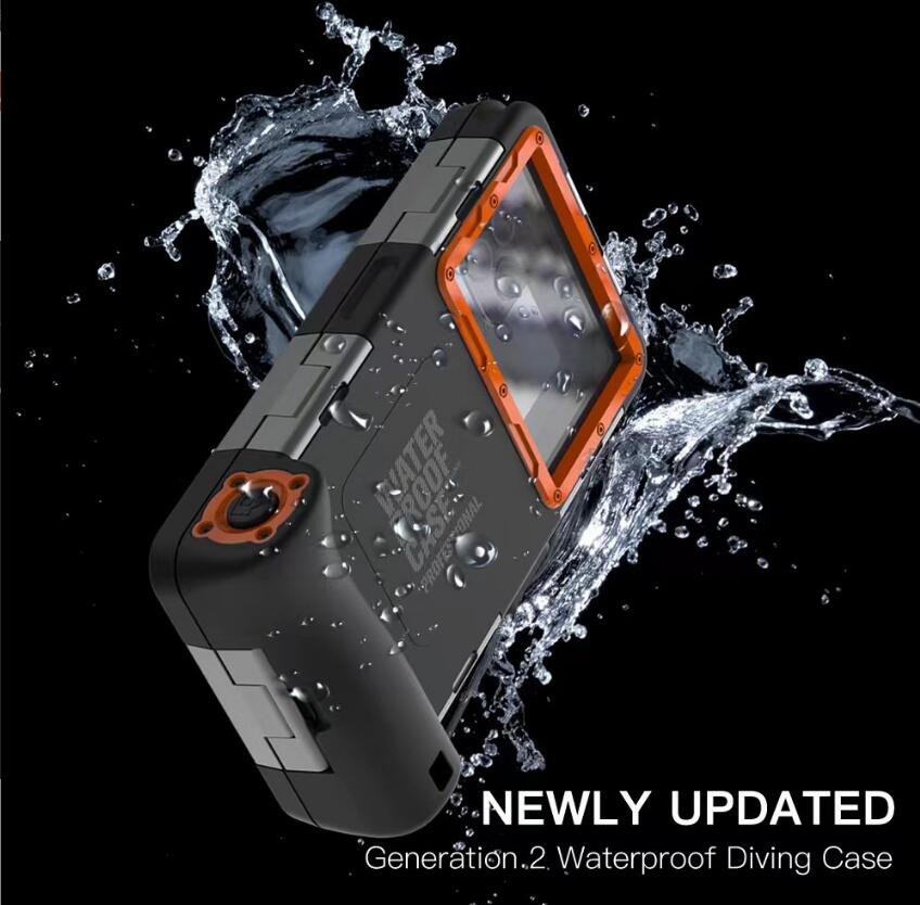 Apple iPhone 13 Mini Case Waterproof  Diving 50ft Brick Stand V2.0