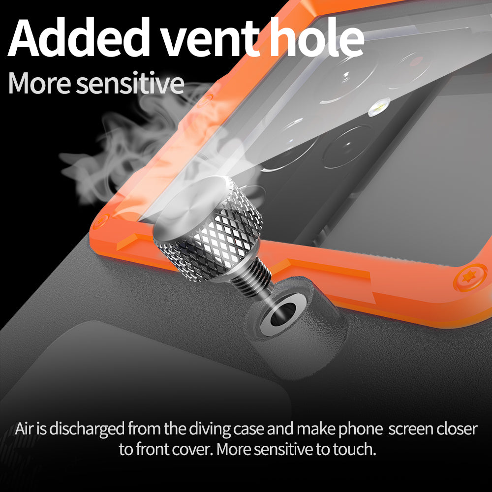 Apple iPhone 13 Mini Case Waterproof  Diving 50ft Brick Stand V2.0