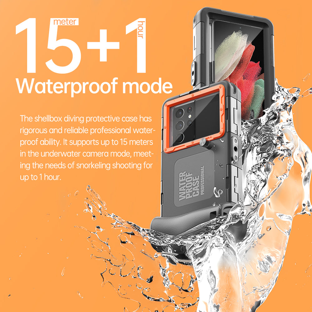 Apple iPhone 13 Mini Case Waterproof  Diving 50ft Brick Stand V2.0