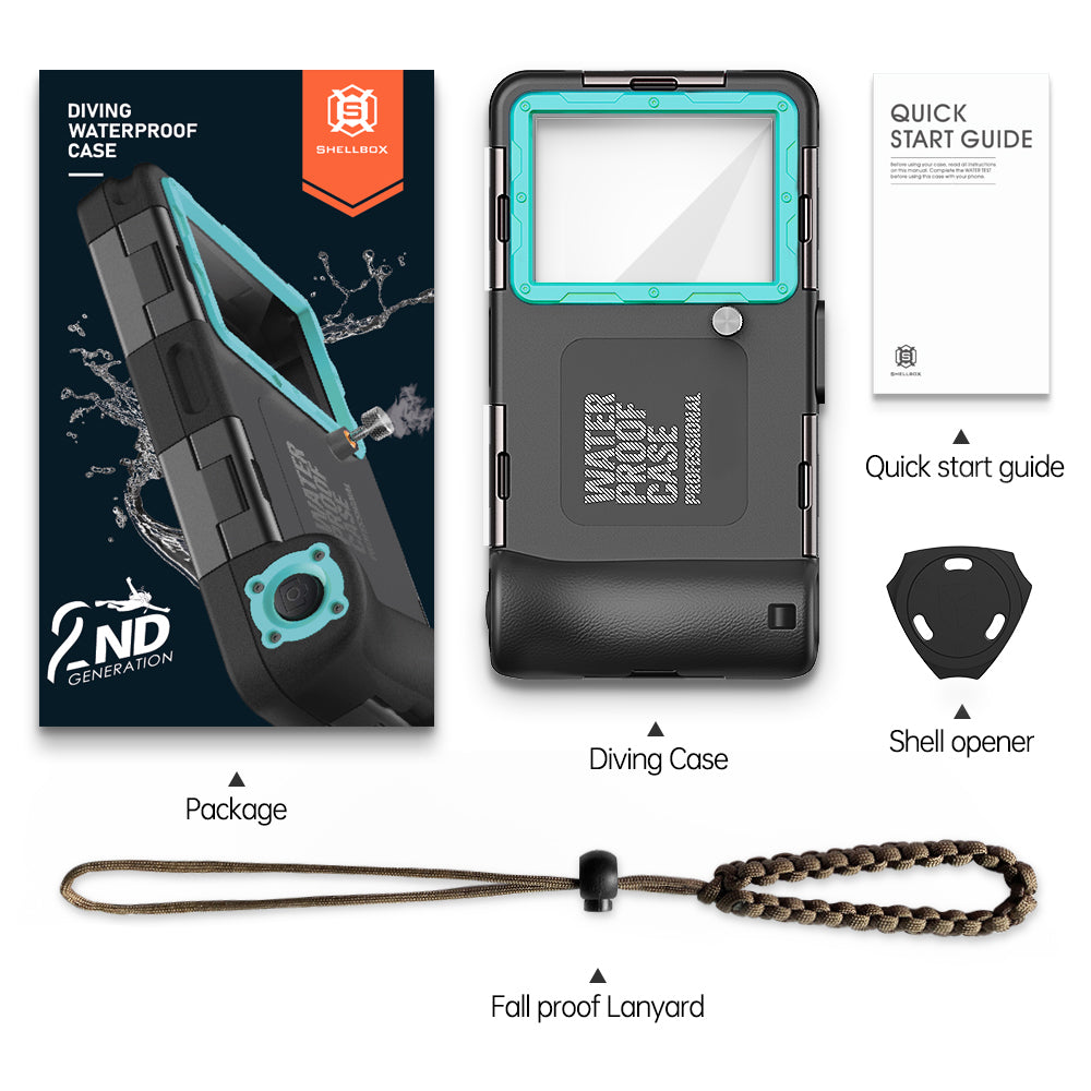 Samsung Galaxy S10 Plus Case Waterproof Diving 50ft Brick Stand V2.0