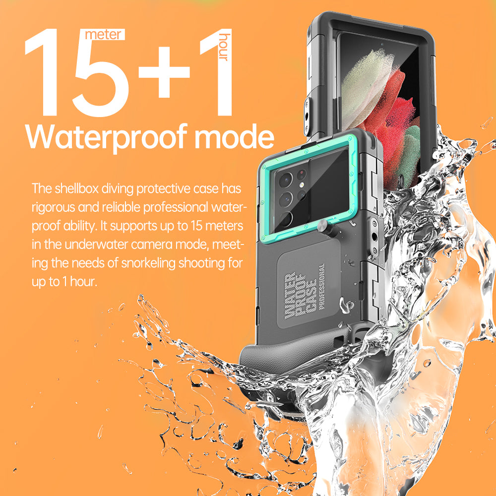Samsung Galaxy S10 Plus Case Waterproof Diving 50ft Brick Stand V2.0