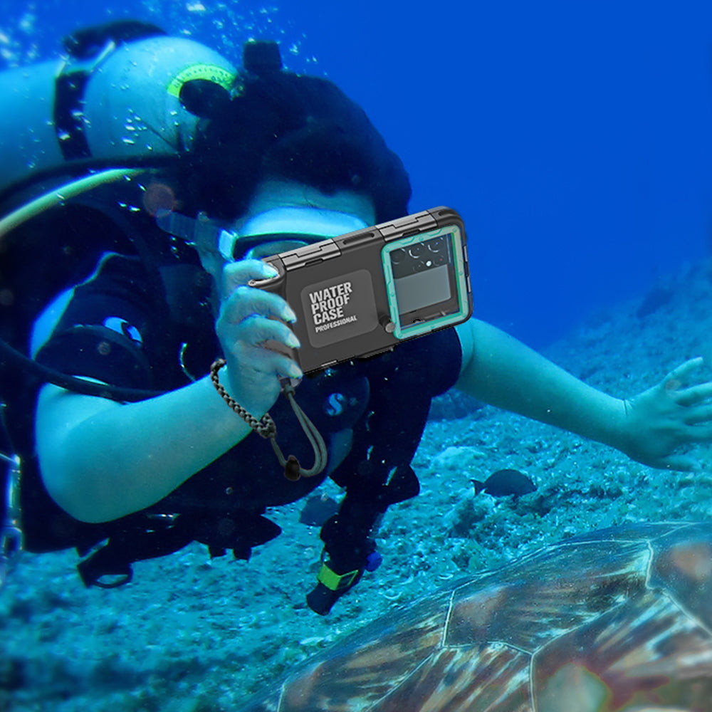 Samsung Galaxy S10 Plus Case Waterproof Diving 50ft Brick Stand V2.0