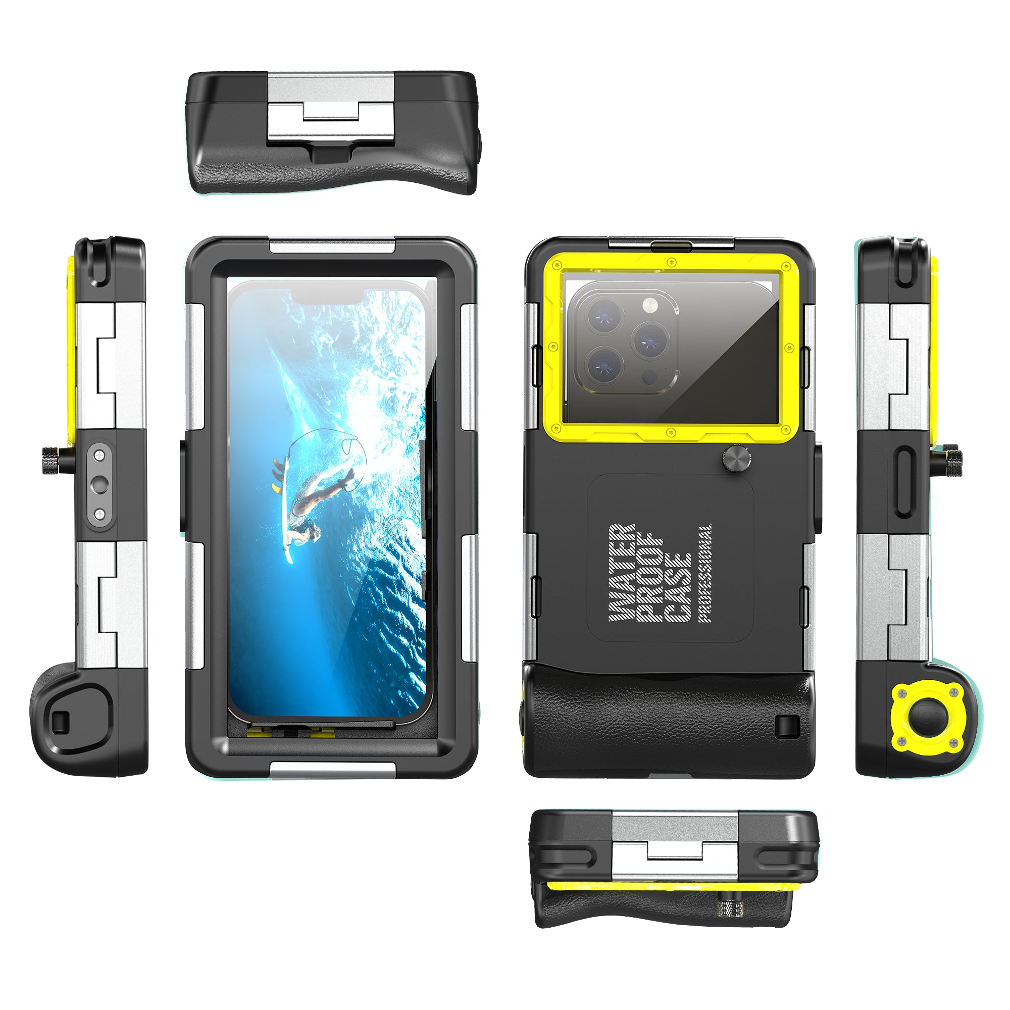 Apple iPhone 16e Case Waterproof Diving 50ft Brick Stand V2.0