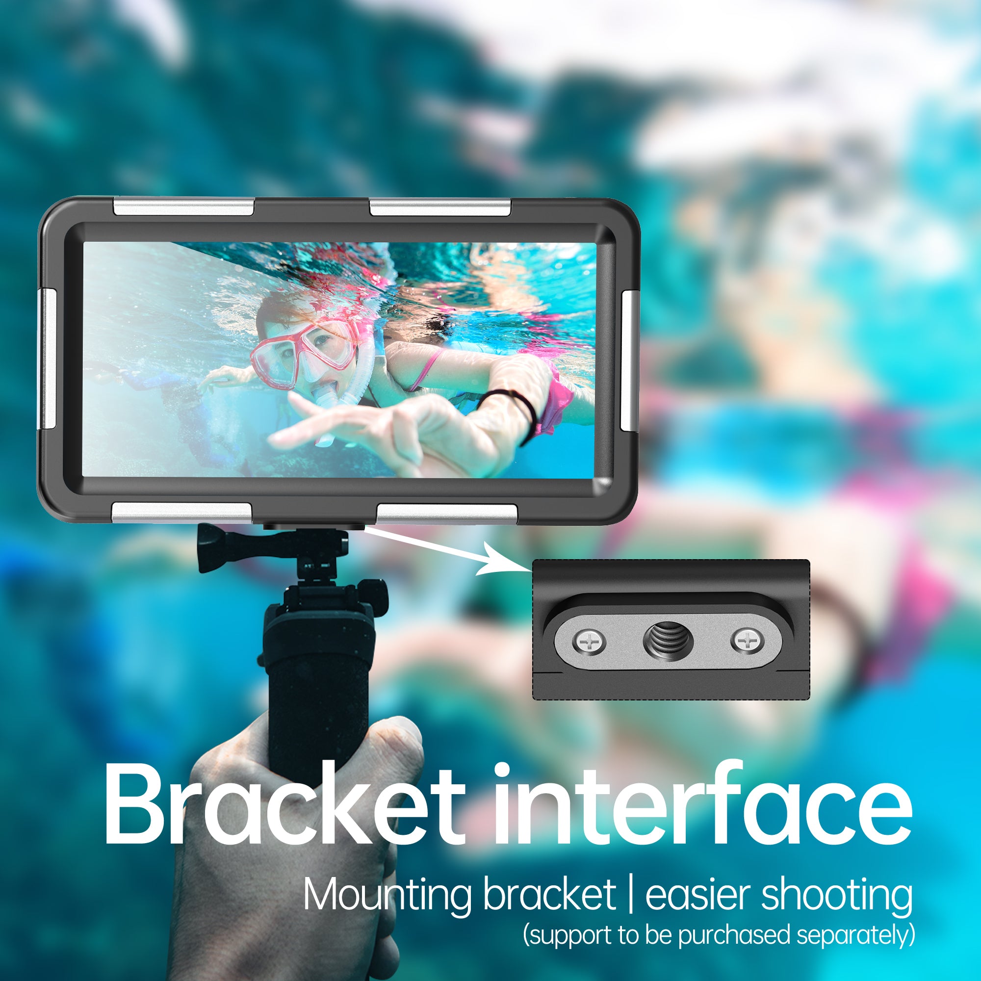 Apple iPhone 16e Case Waterproof Diving 50ft Brick Stand V2.0