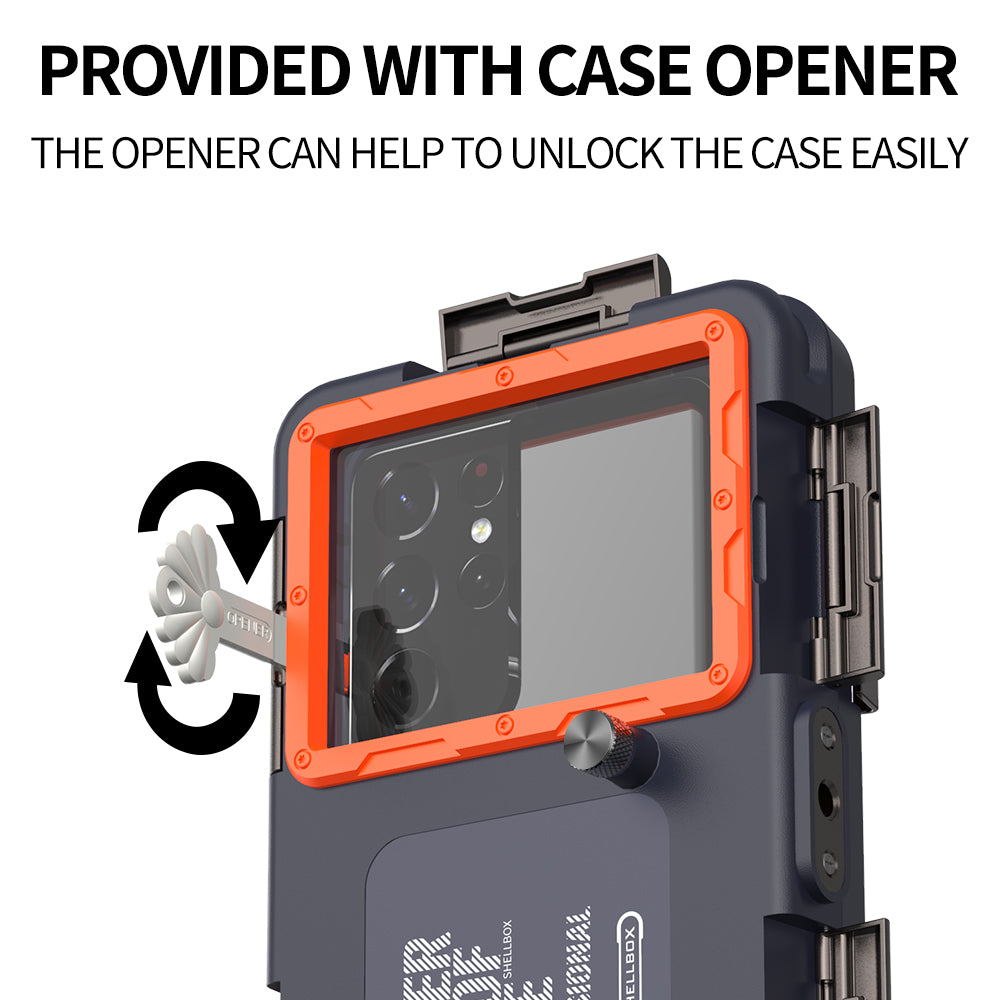 Samsung Galaxy S24 Plus Case Waterproof Diving 50ft Brick Stand V2.0