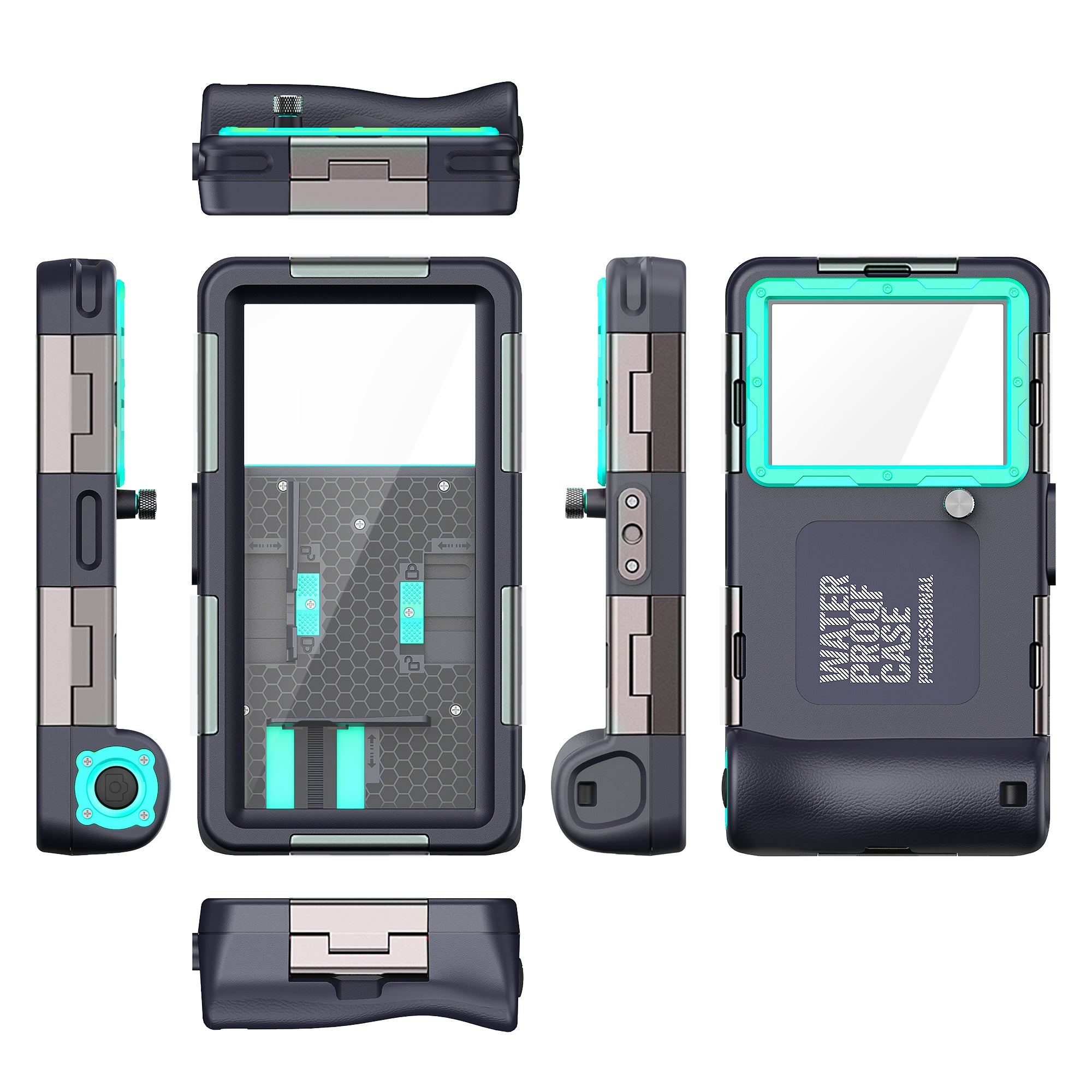 Samsung Galaxy S25 Edge Case Waterproof Diving 50ft Brick Stand V2.0