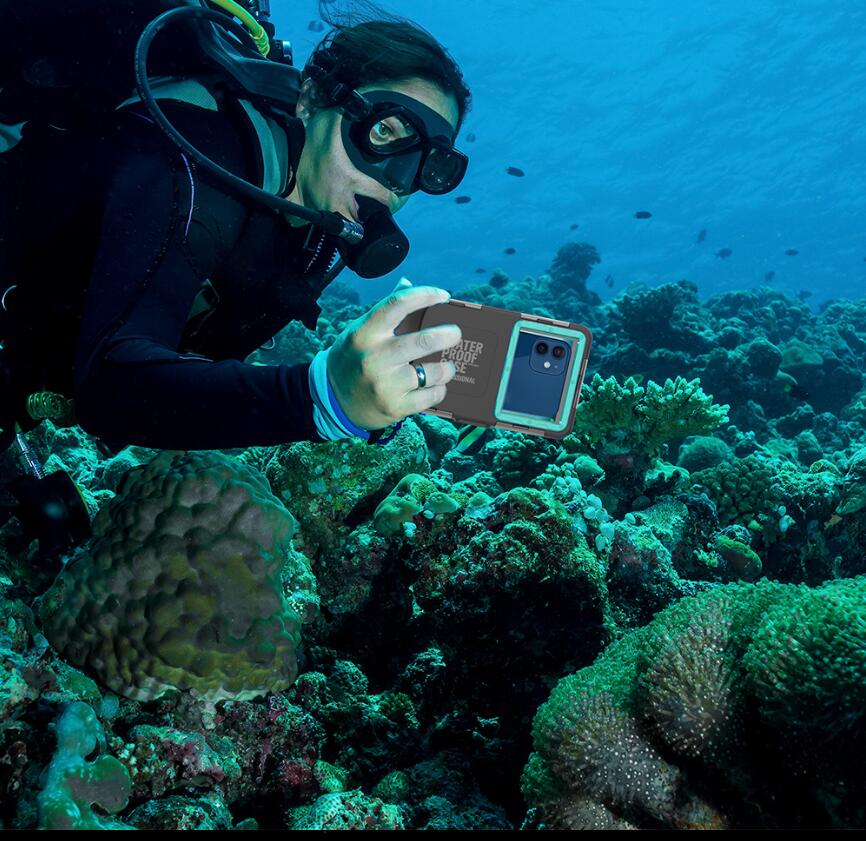 Samsung Galaxy S25 Edge Case Waterproof Diving 50ft Brick Stand V2.0